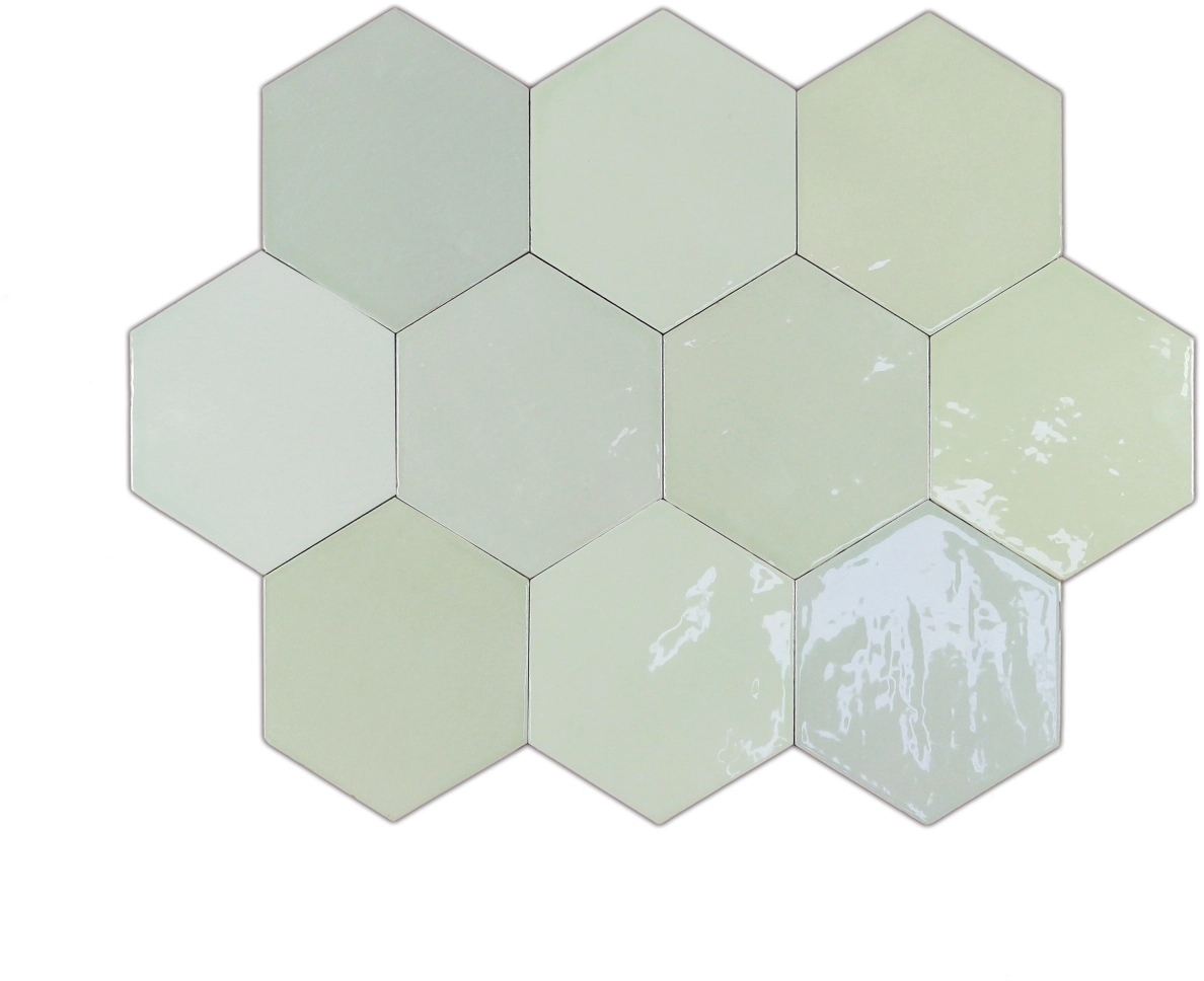 Wow Design Zellige Mint Gloss 10.8x12.4  